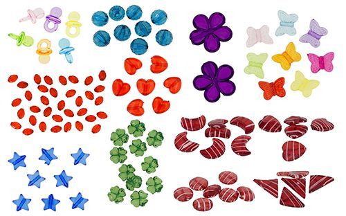 03 TRANSPARENT ACRYLIC BEADS