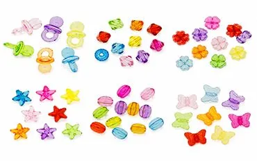 03 TRANSPARENT ACRYLIC BEADS