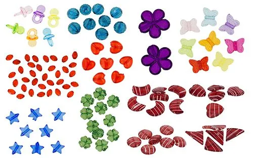 03 TRANSPARENT ACRYLIC BEADS