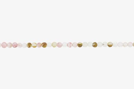 NATURAL STONE BEADS - TOURMALINE - 4mm - STRING (94pcs.) Hole-1.0mm