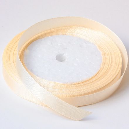 SATIN RIBBON 1.0cm - ECRU 106 - 25yards(22m)