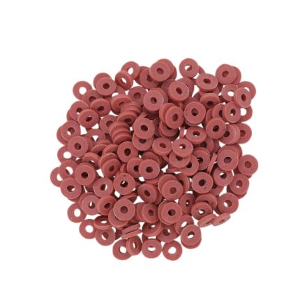 POLYMER CLAY FIMO BEADS - WASHER 01 - 6mm - ROSE DUST (DARK) 031 - 25g (625pcs.) Hole-2.0mm
