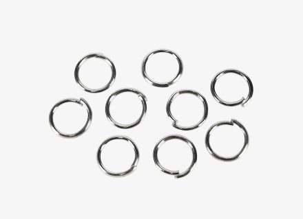 МЕТАЛНИ ЕЛЕМЕНТИ - ХАЛКИ - 0.7х6мм НИКЕЛ - NICKEL FREE - 50 гр. (800 бр.)