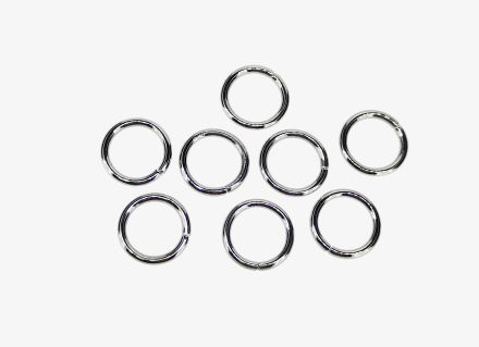 МЕТАЛНИ ЕЛЕМЕНТИ - ХАЛКИ - 1.5х12мм НИКЕЛ - NICKEL FREE - 50 гр. (100 бр.)