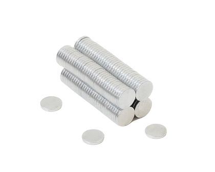 METAL ELEMENTS - NEODYMIUM MAGNET - ROUND 10x1.5mm - PACKAGE 130pcs.