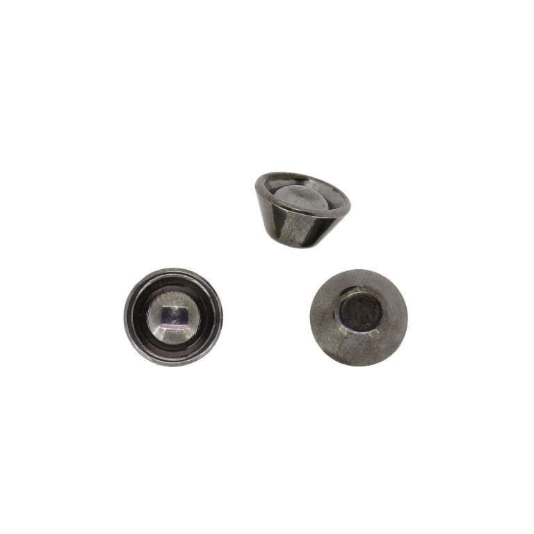 ADHESIVE BEADS - METALLIZED CCB - HALF CONE - 10x5.5mm OXIDIZED - PACKAGE  250g (850pcs.)