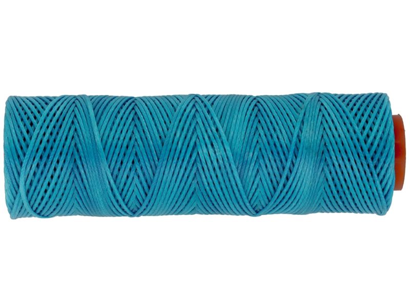 WAXED STRING - 1.0mm BLUE (LIGHT) - 100meters