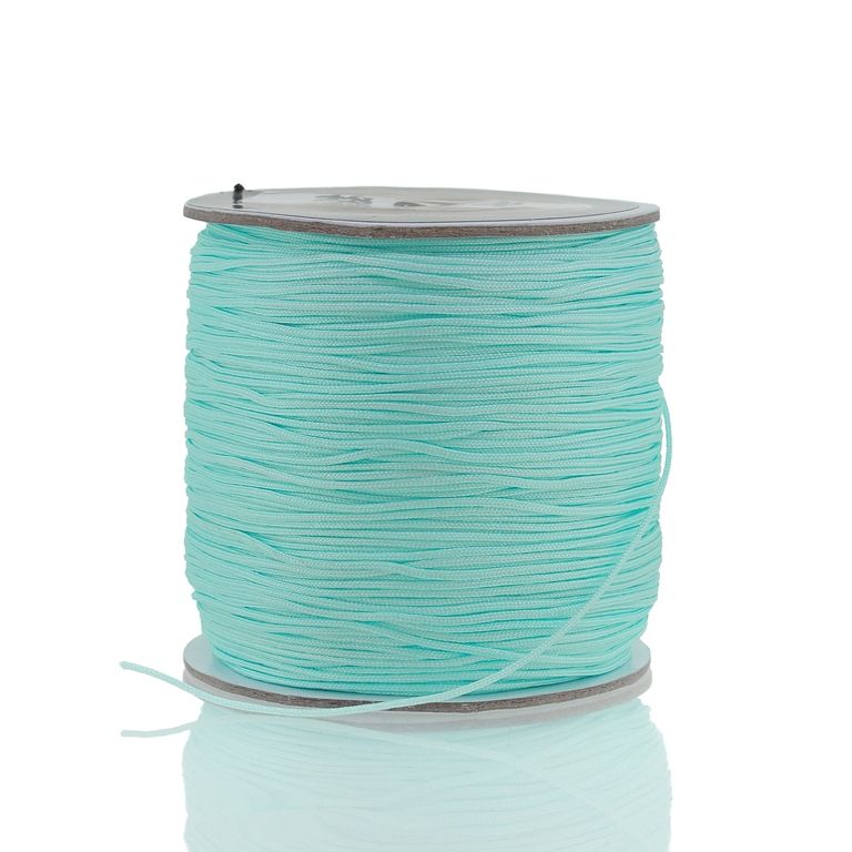 POLYESTER THREAD GSM KOREA 0.8mm - BLUE (LIGHT) 163 - PACKAGE 3х110meters