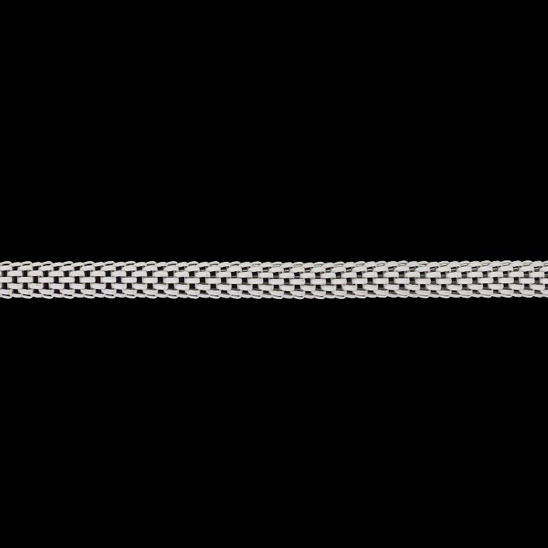 METAL CHAIN - COLORFUL - ROUND MESH - 3.2mm WHITE - 1meter