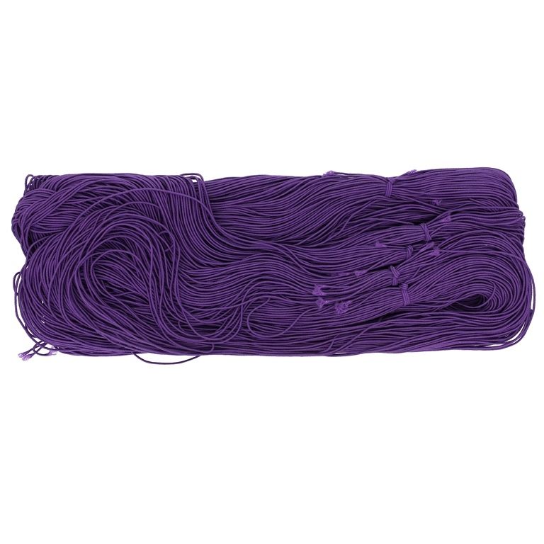 TEXTILE ELASTIC - 1mm - PURPLE (DARK) 13 - PACKAGE 10x22meters