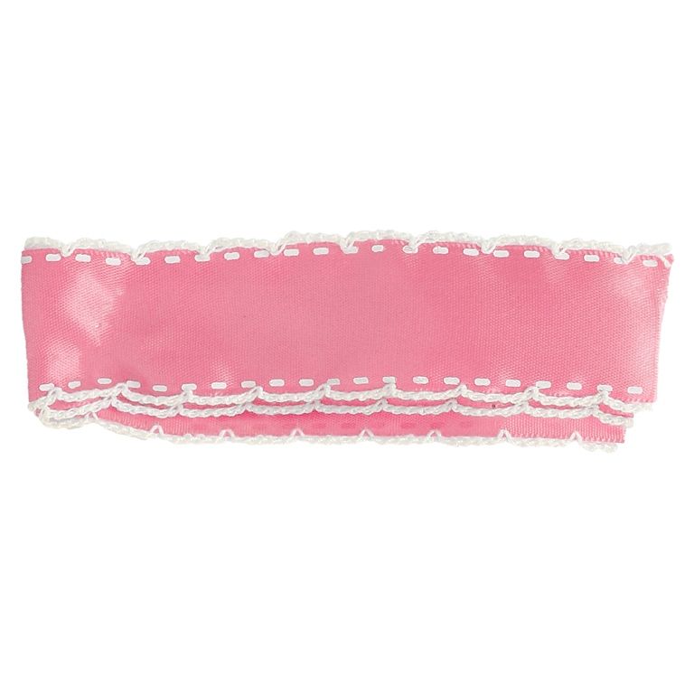 SATIN ROUNDED - 30мм PINK AND WHITE - 50yards(45m)