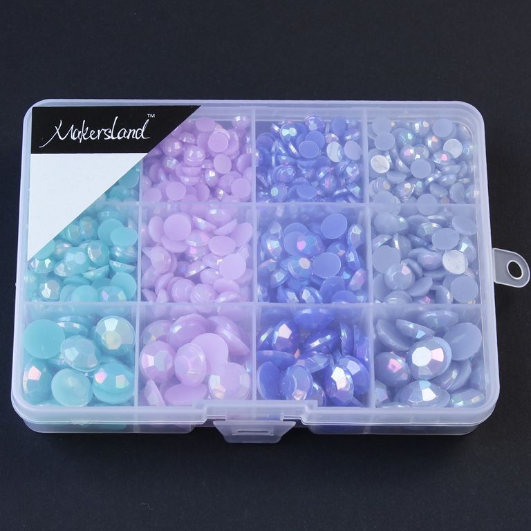 DO IT YOURSELF FOR GLUING - KIT 03 - ORGANIZER 4х3 - MIX BLUE - PACKAGE (6 sets)