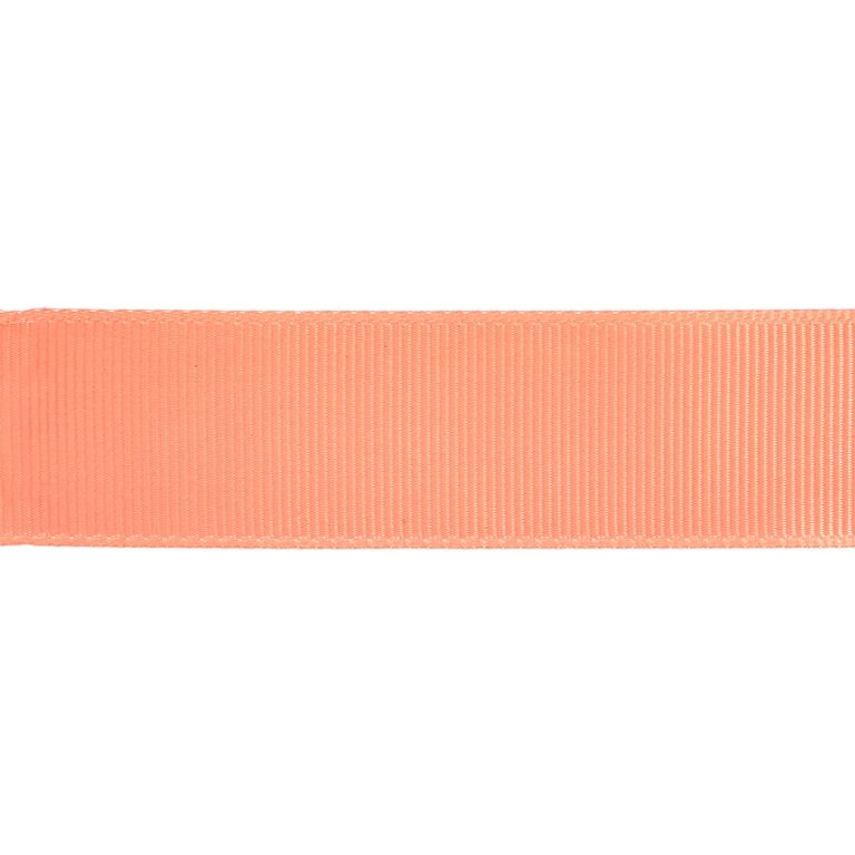 SATIN RIPS - 26mm PEACH 072- ROLL 100yards(91m)