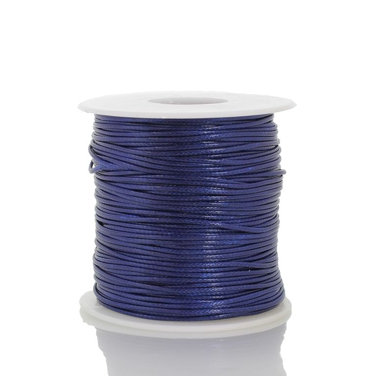 POLYESTER THREAD - 1.0mm BLUE (DARK) G063 - 65meters