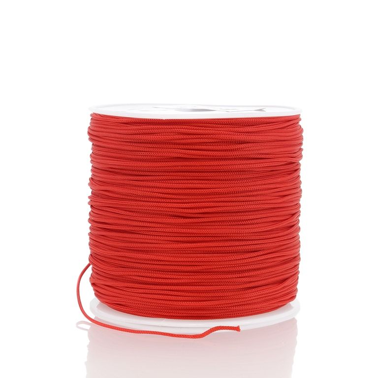 POLYESTER THREAD GSM 1.0mm - RED 700 - PACKAGE 10x80meters