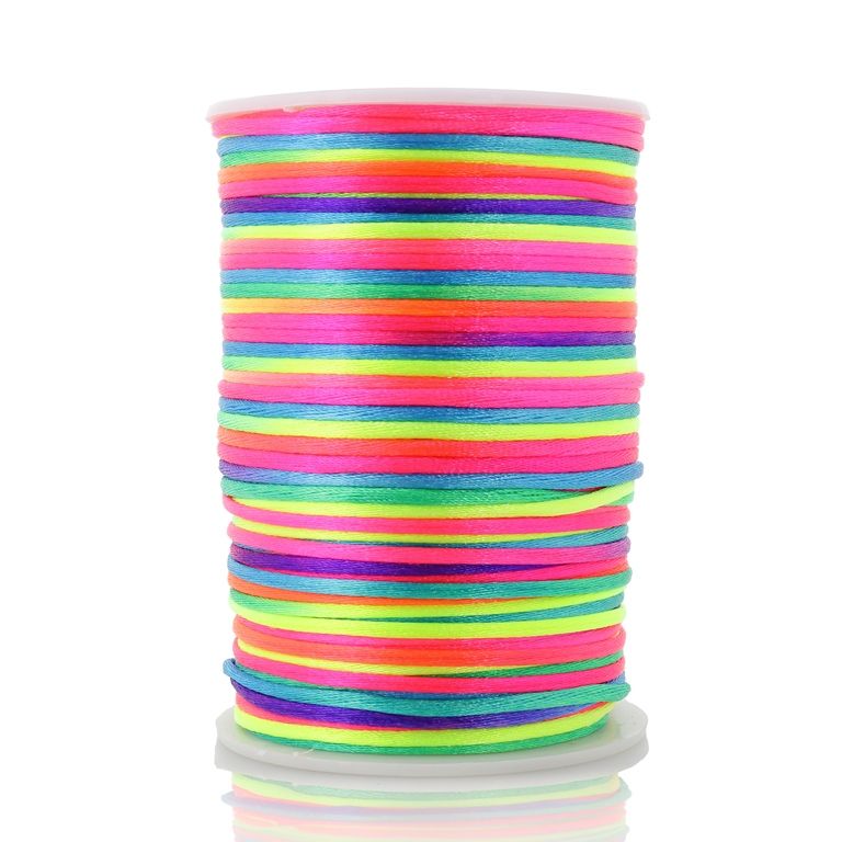 SATIN THREAD 2.0mm - RAINBOW 326 - 90meters
