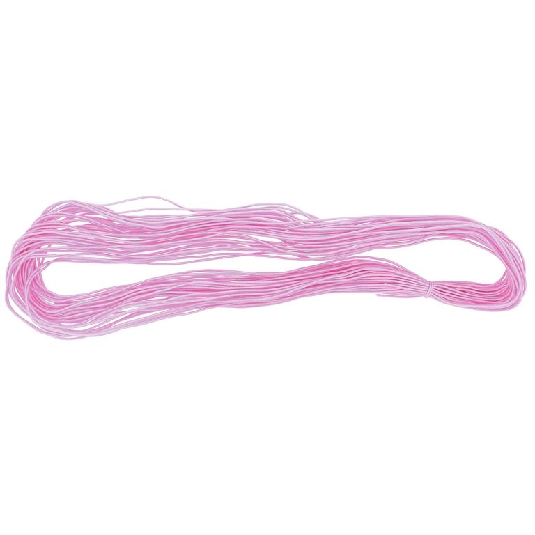 TEXTILE ELASTIC - 1mm - PINK 08 - 22meters