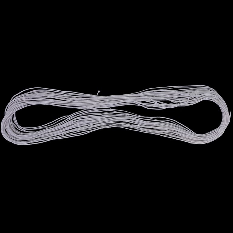 TEXTILE ELASTIC - 1mm - WHITE 26 - 22meters