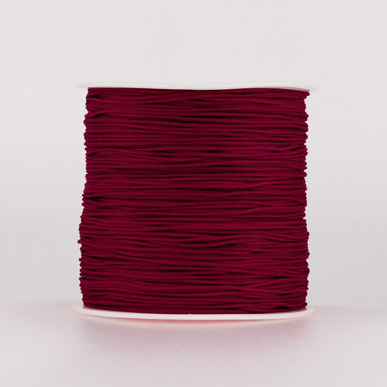 POLYESTER THREAD GSM 1.0mm - BORDEAUX 192А - 80meters