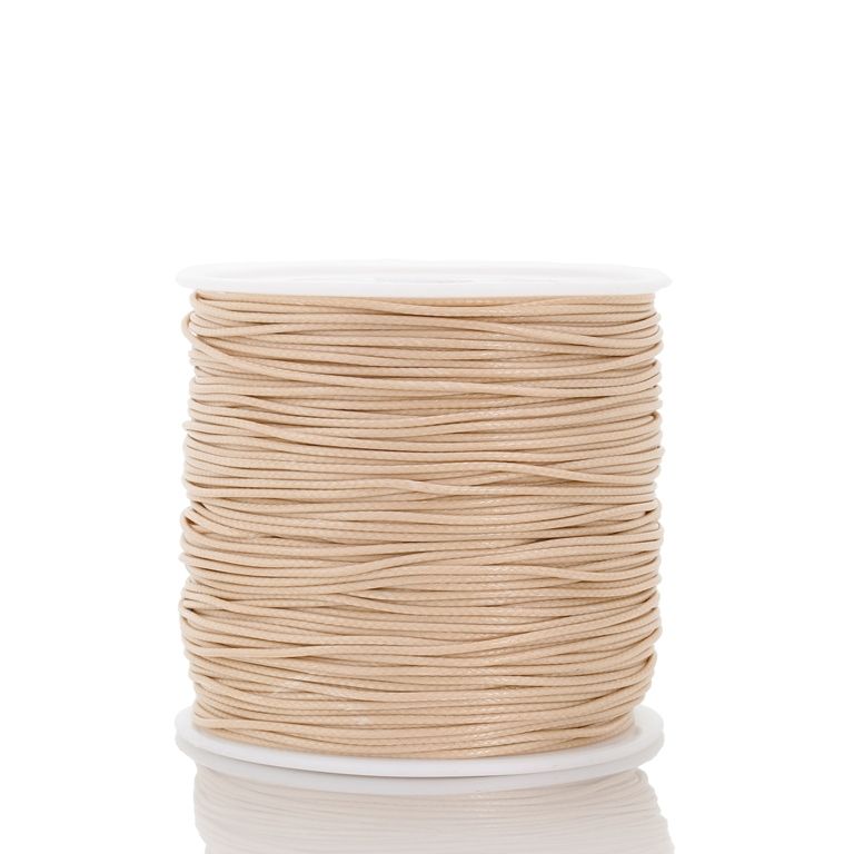 POLYESTER THREAD - 0.8mm BEIGE F056 - PACKAGE 2x75meters