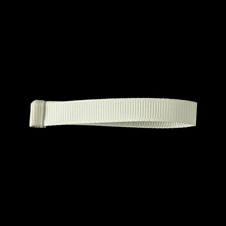 SATIN RIPS - 10mm ECRU (LIGHT) 0008 - ROLL 100yards(91m)