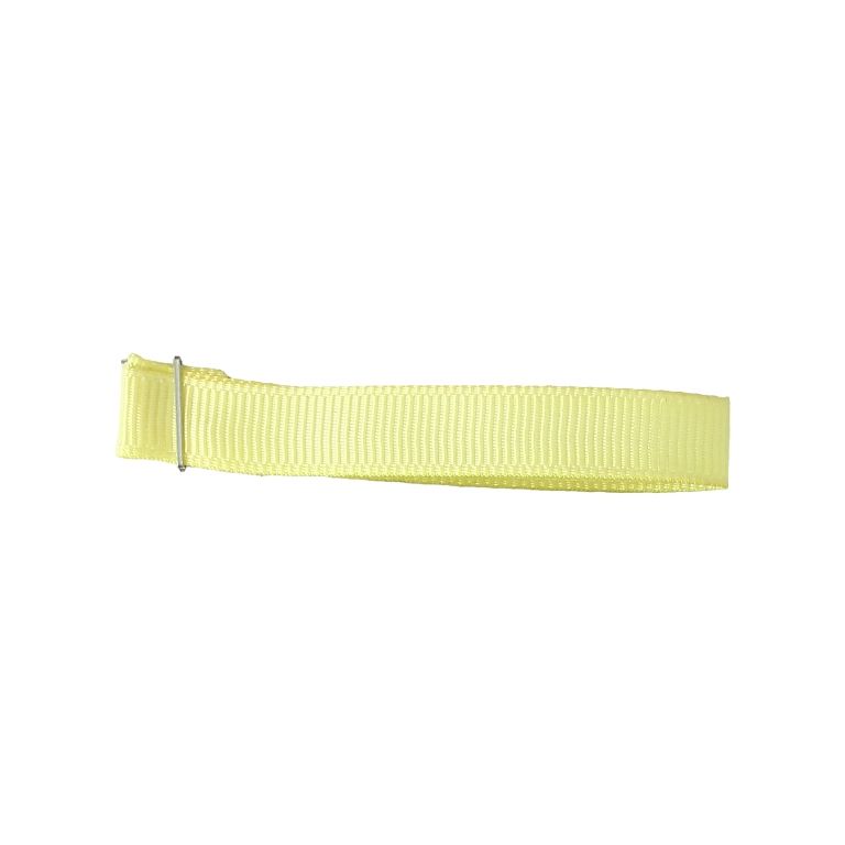 SATIN RIPS - 10mm YELLOW (LIGHT) 1076МХ - ROLL 100yards(91m)