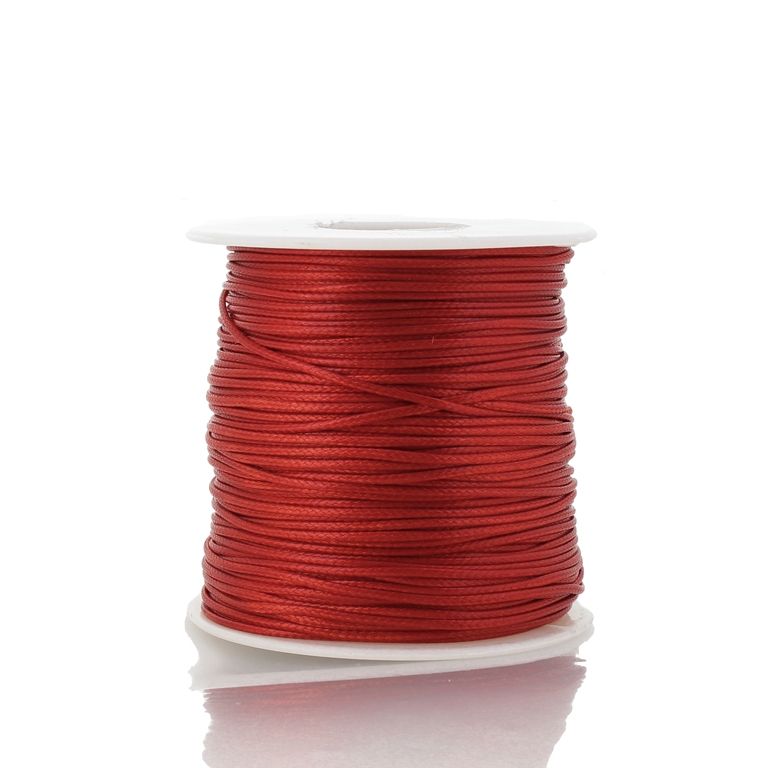 POLYESTER THREAD - 1.0mm RED A013 - PACKAGE 3х65meters