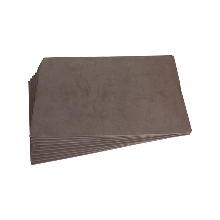 PAPER FOR DECORATION - FOAM SHEET - 19x30cm - BROWN - SECOND-RATE - PACKAGE 10pcs. Thickness -2.0mm