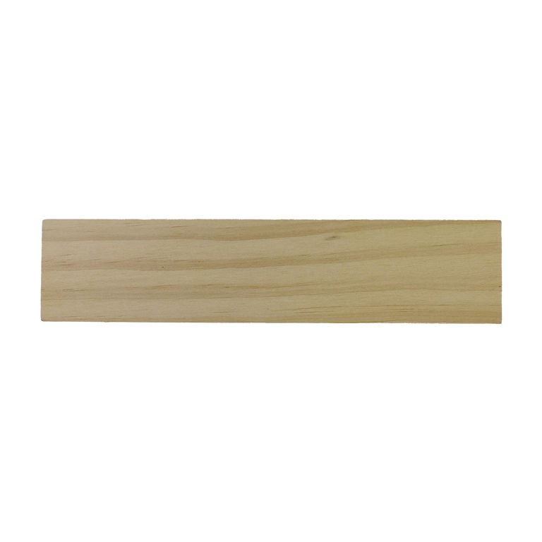 MATERIALS FOR CRAFT AND DECORATION - WOODEN BASES - RECTANGULAR 01 - 22х4.8х2cm NATURAL - 1pc.