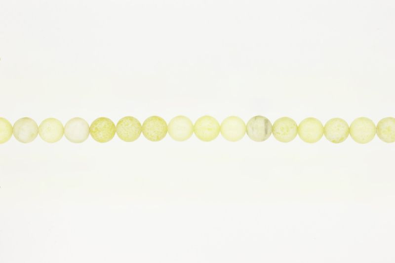 NATURAL STONE BEADS - JADE - 8mm - STRING (48pcs.) Hole-1.6mm