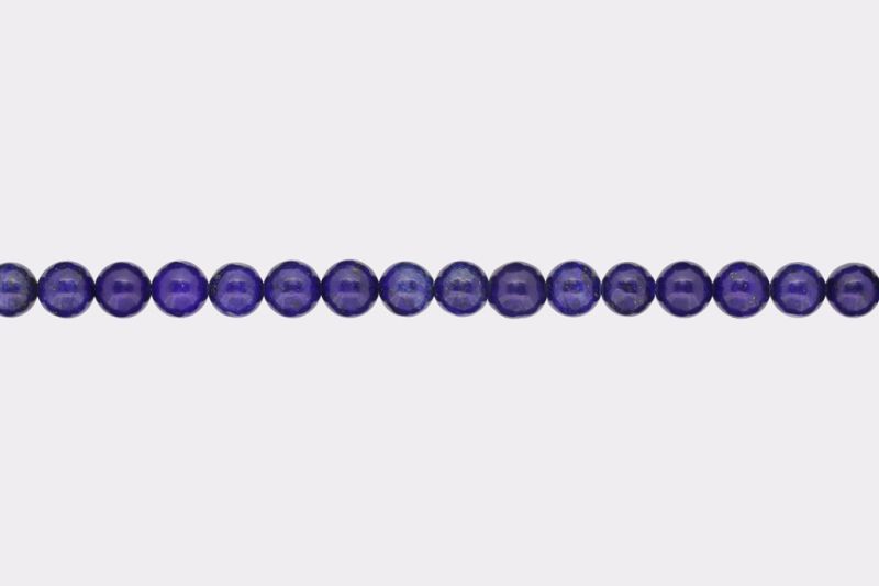 NATURAL STONE BEADS - LAZURITE BLUE - 8mm - STRING (46pcs.) Hole-1.6mm