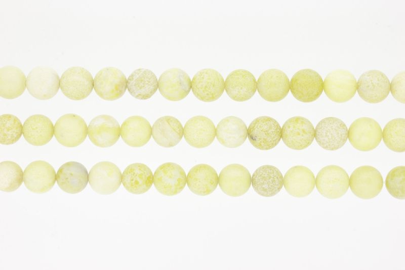 NATURAL STONE BEADS - JADE - 10mm - PACKAGE (3x38pcs.) Hole-1.8mm