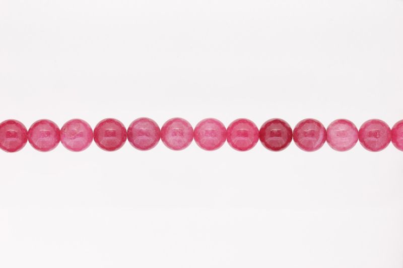 NATURAL STONE BEADS - QUARTZ CORAL - 10mm - STRING (38pcs.) Hole-1.8mm