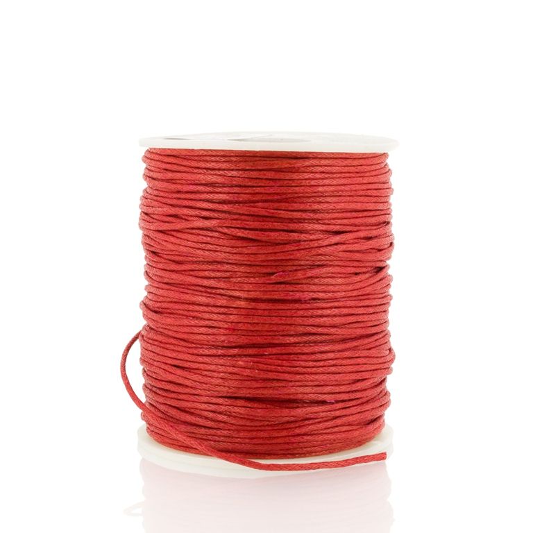 COTTON THREAD 1.5mm - RED 162 - PACKAGE 3x70meters