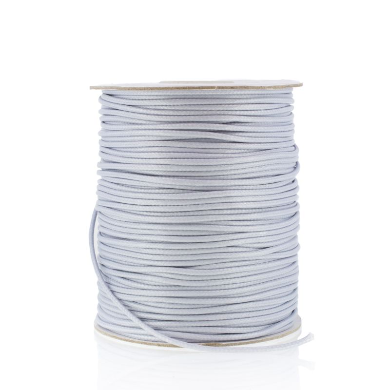 POLYESTER THREAD - 2.0mm GRAY (LIGHT) 128 - PACKAGE 2x75meters