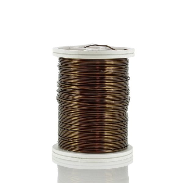 МЕТАЛНИ ЕЛЕМЕНТИ - МЕДНА ТЕЛ - 0.6мм КАФЯВО 12 - 1 бр. (13м)