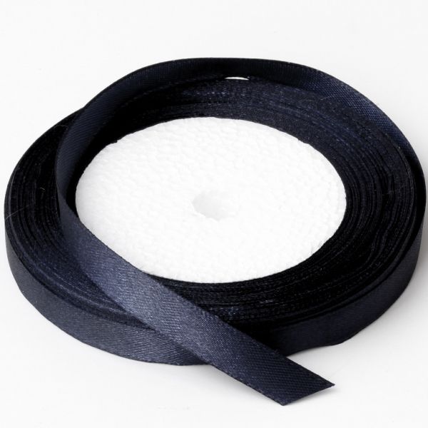 SATIN RIBBON 1.0cm - BLUE (DARK) 092 - PACKAGE 10х25yards(22m)