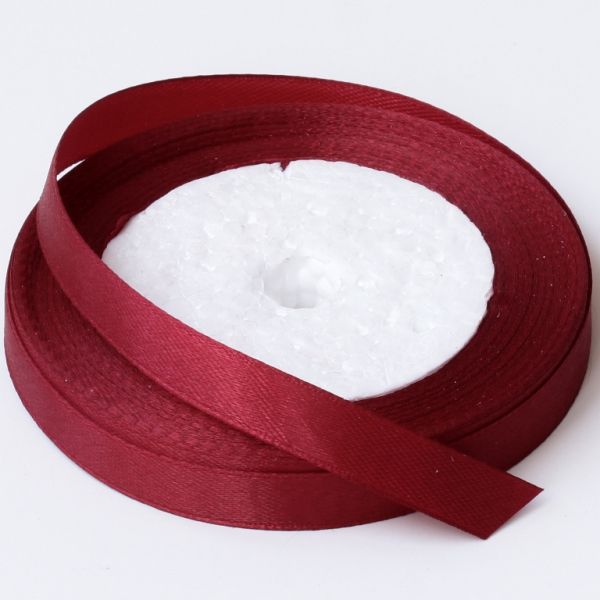 SATIN RIBBON 1.0cm - BORDEAUX 056 - 25yards(22m)