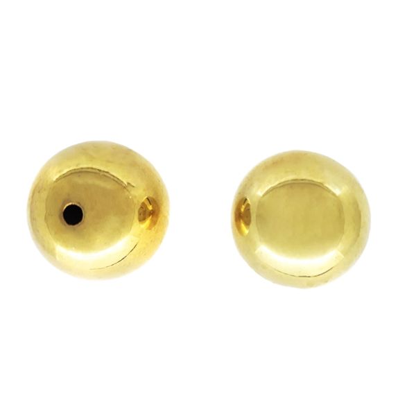 METAL PLATED PLASTIC / CCB BEADS - BALL - 16mm GOLD - 50g Hole-2.2mm (21pcs.)