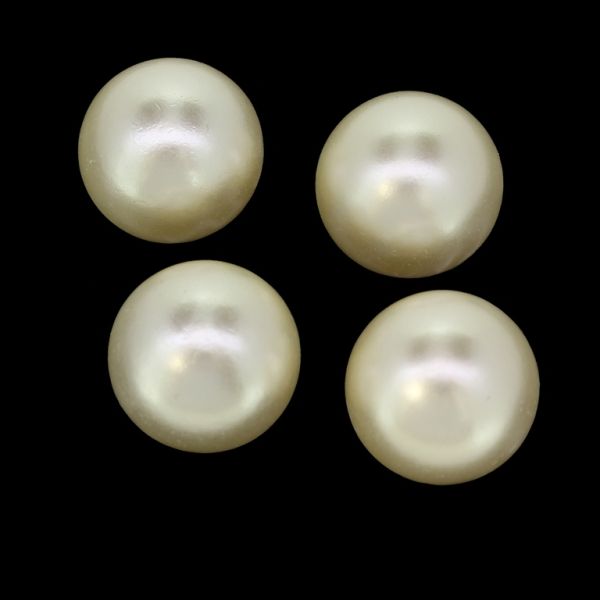 ADHESIVE BEADS - PLASTIC PEARLS - BALL 20mm GOLD (LIGHT) 34 - PACKAGE 250g (60pcs.)