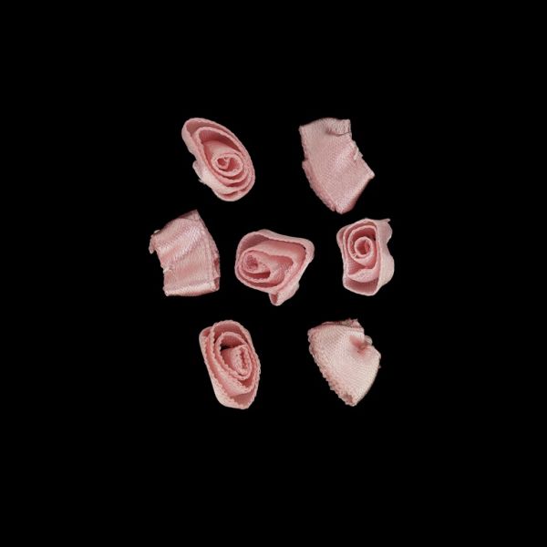 TEXTILE BEADS - SATIN - ROSE 02 - 14mm ROSE DUST - PACKAGE 500pcs.
