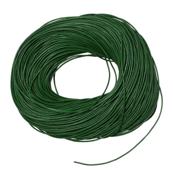 LEATHER NATURAL - ROUND - 1.5mm GREEN - 100yards(91m)