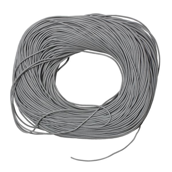 LEATHER NATURAL - ROUND - 1.5mm GRAY (LIGHT) - 100yards(91m)