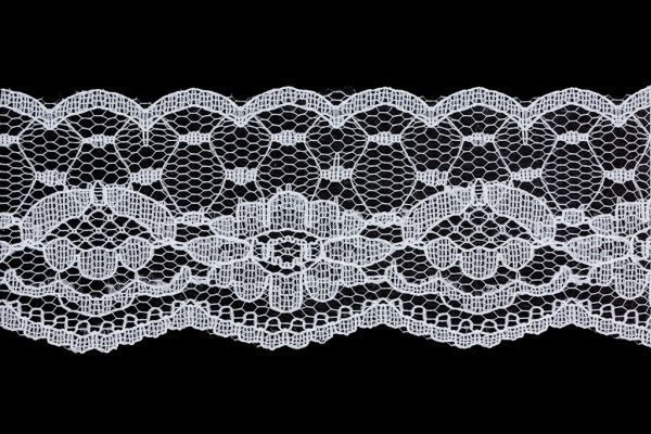 LACE - POLYESTER - MODEL 05 - 42mm WHITE - 10meters