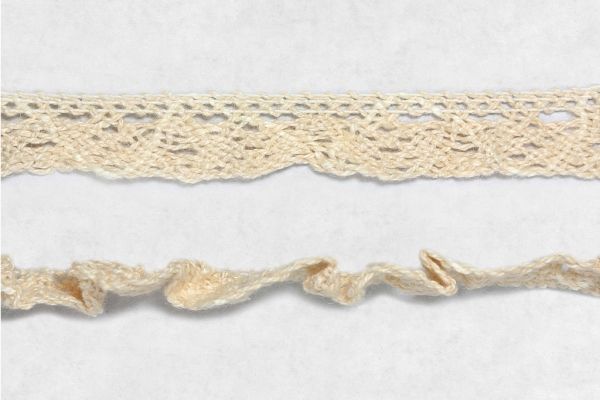 ДАНТЕЛА - ПАМУК ЕЛАСТИЧНА - МОДЕЛ 06 - 13мм ЕКРЮ Т. - 5метра