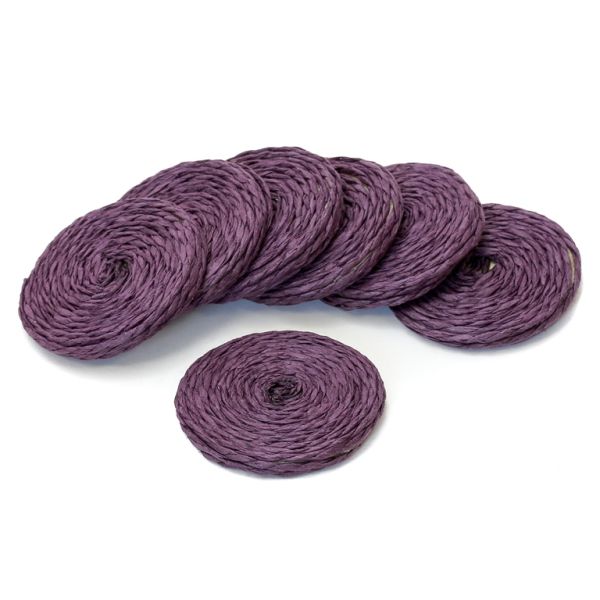 FIGURES FROM THREAD - CIRCLE 02 - 43x5mm - PURPLE (LIGHT) - PACKAGE 30pcs.