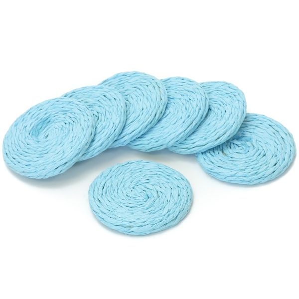 FIGURES FROM THREAD - CIRCLE 02 - 43x5mm - BLUE (LIGHT) - PACKAGE 30pcs.