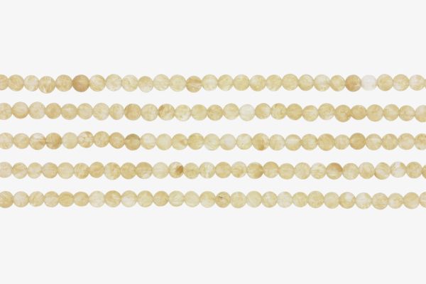 МЪНИСТА ОТ ЕСТЕСТВЕНИ КАМЪНИ - ВЕНЕРИНИ КОСИ - 4мм - ПАКЕТ (5х94 бр.) Отвор-1.0мм