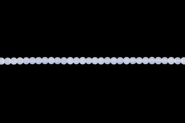NATURAL STONE BEADS - MOONSTONE - 4mm - STRING (94pcs.) Hole-1.0mm