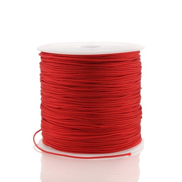 POLYESTER THREAD GSM KOREA 0.8mm - RED 700 - 80meters